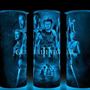 Glow in the Dark Gladiator 2 Maximus Action Movie Cup Mug Tumbler 20oz